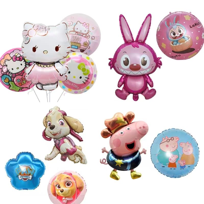 Балони са фолијом са штампаним цртаним филмовима