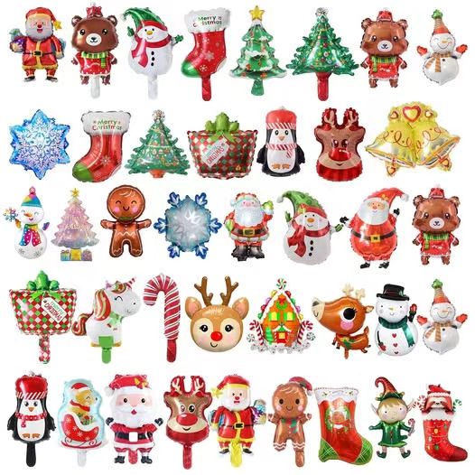 Комплети божићних балона од фолије