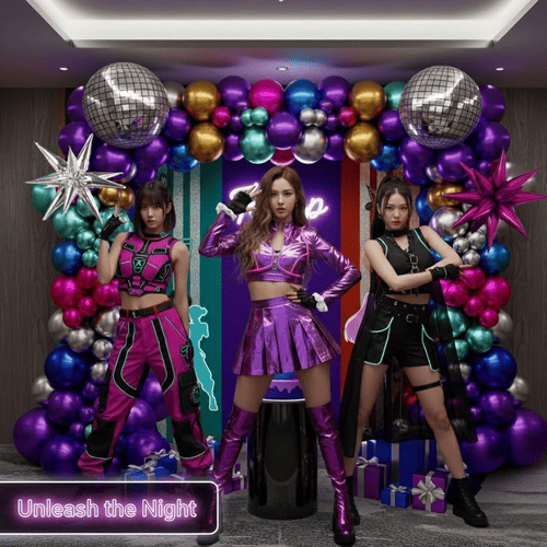 Комплет лукова за диско балон