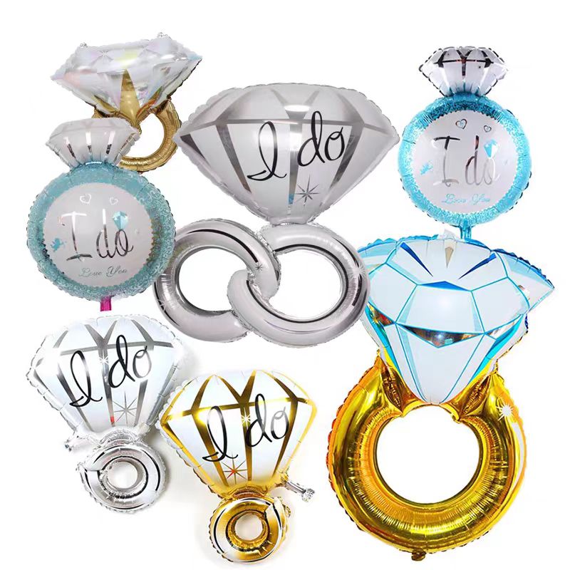 Балон од фолије за веренички прстен