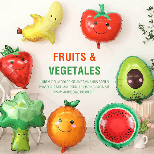 Балони од фолије од воћа и поврћа