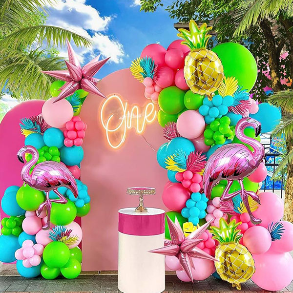 Хаваииан Тхеме Баллоон Гарланд кит