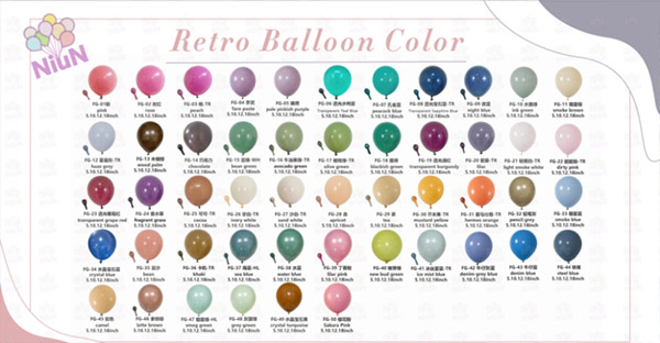 Retro balloons