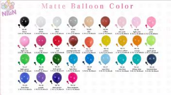 Matte balloon
