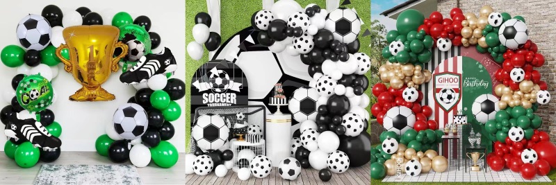Soccer Balloons Garland Kits