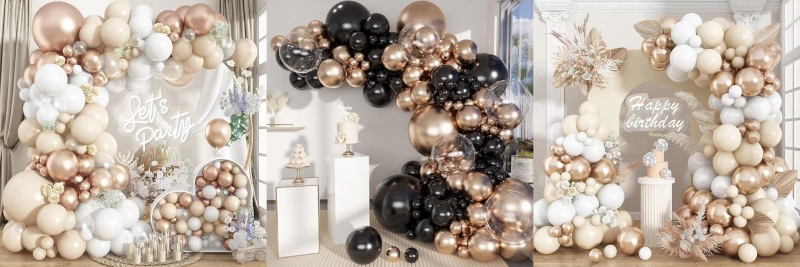 Champagne Balloon Arch