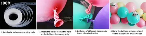 Tie up balloons