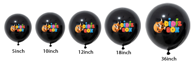 5-36 inch printed logo balloons