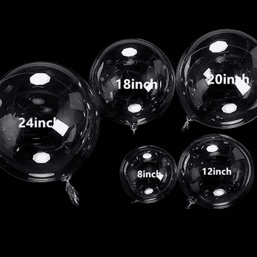 Прозирни бобо балон